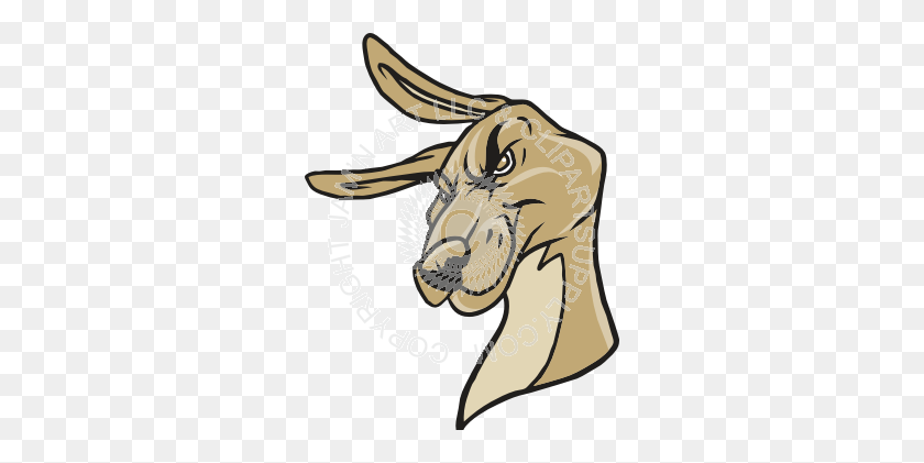 286x361 Head Kangaroo Clipart, Explore Pictures - Donkey Head Clipart
