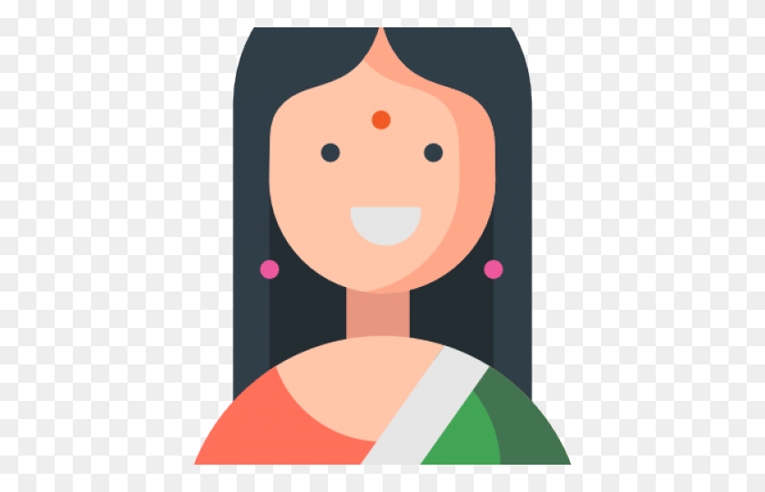 640x480 Tocado Clipart Mujer India - Tocado Indio Clipart