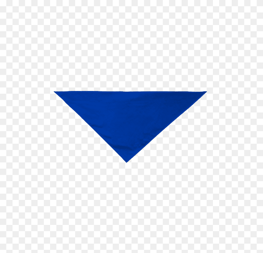 500x750 Головной Убор Треугольная Бандана - Синяя Бандана Png