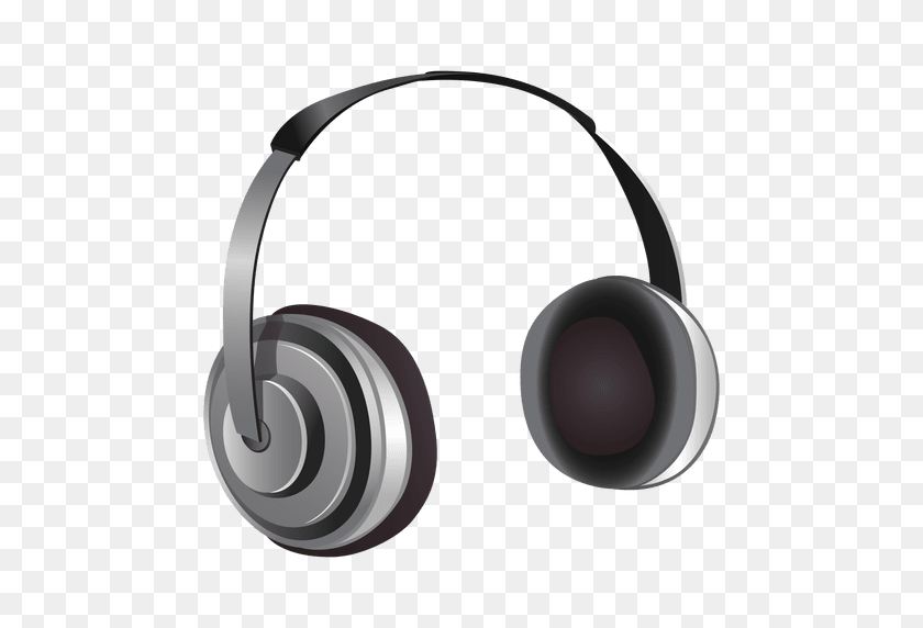 512x512 Headphon Cartoon - Cartoon Headphones PNG