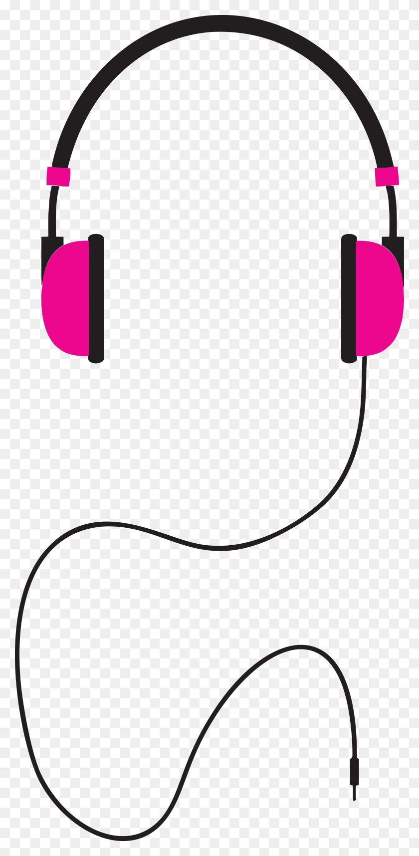 4000x8495 Headphones With Cord Clip Art Free Cliparts - Cord Clipart