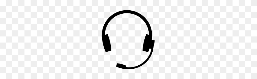 200x200 Headset Icons Noun Project - Headset PNG