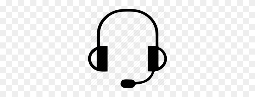 260x260 Headset Microphone Clipart - Mic Clipart