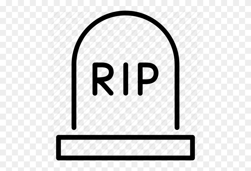 512x512 Headstone Clipart Death - Castle Black And White Clipart