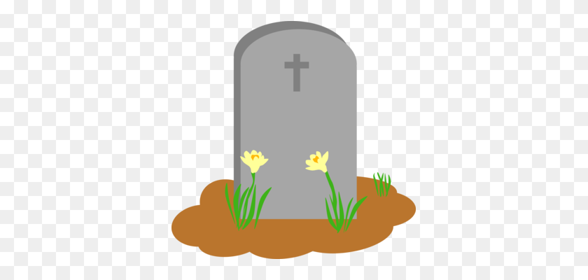349x340 Headstone Grave Cemetery Death Computer Icons - Condolences Clipart