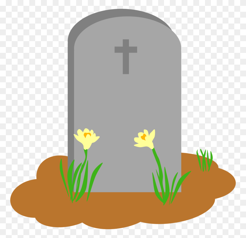 770x750 Headstone Grave Computer Icons Cemetery Burial - Religious Clipart For Funerals