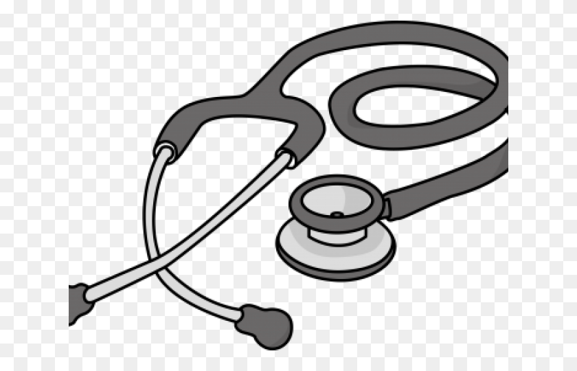 640x480 Health Clipart Stethoscope - Stethoscope Clipart Black And White