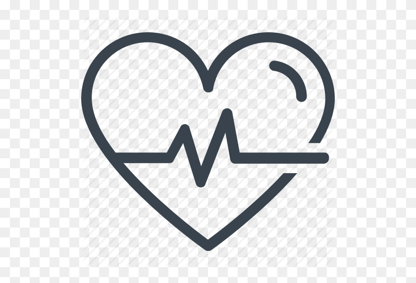 512x512 Здравоохранение, Сердцебиение, Медицина, Значок Пульса - Сердцебиение Png