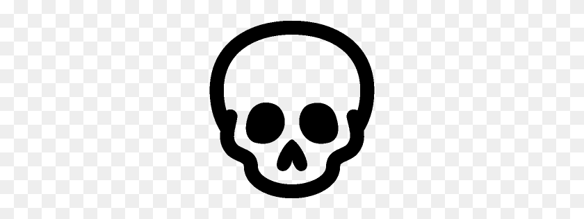 256x256 Healthcare Skull Icon Windows Iconset - Skull Icon PNG