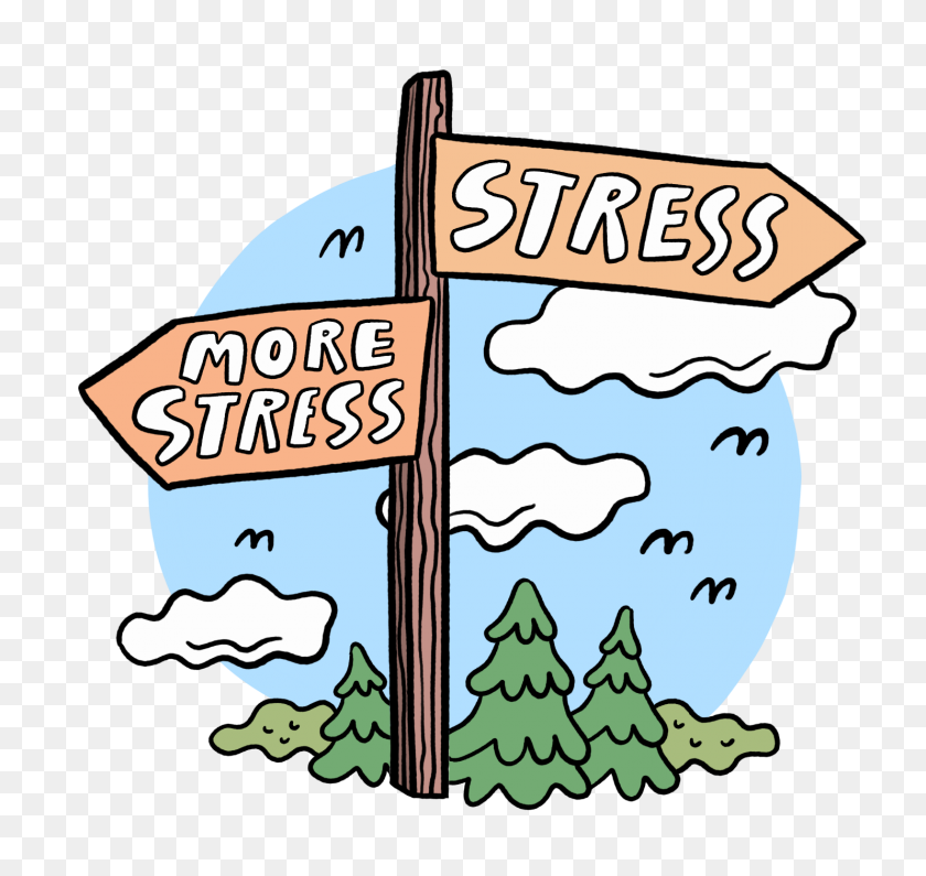 1484x1400 Healthy Coping Mechanisms How To Live Your Best Life As - Stressed Out Student Clipart
