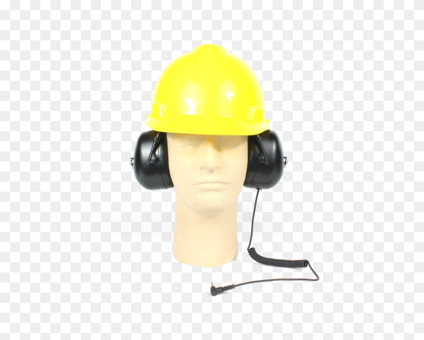 1200x946 Hearing Protector, Dual Headphones For Hard Hat - Construction Hat PNG
