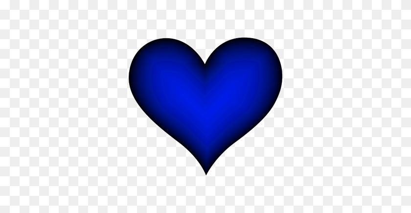 500x375 Heart - Blue Heart Emoji PNG