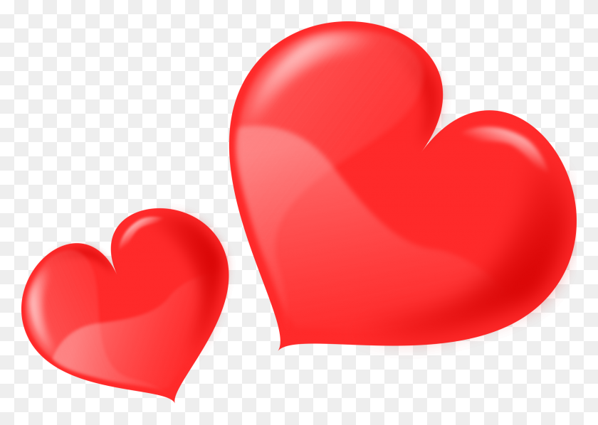 2400x1656 Heart - Cartoon Heart PNG