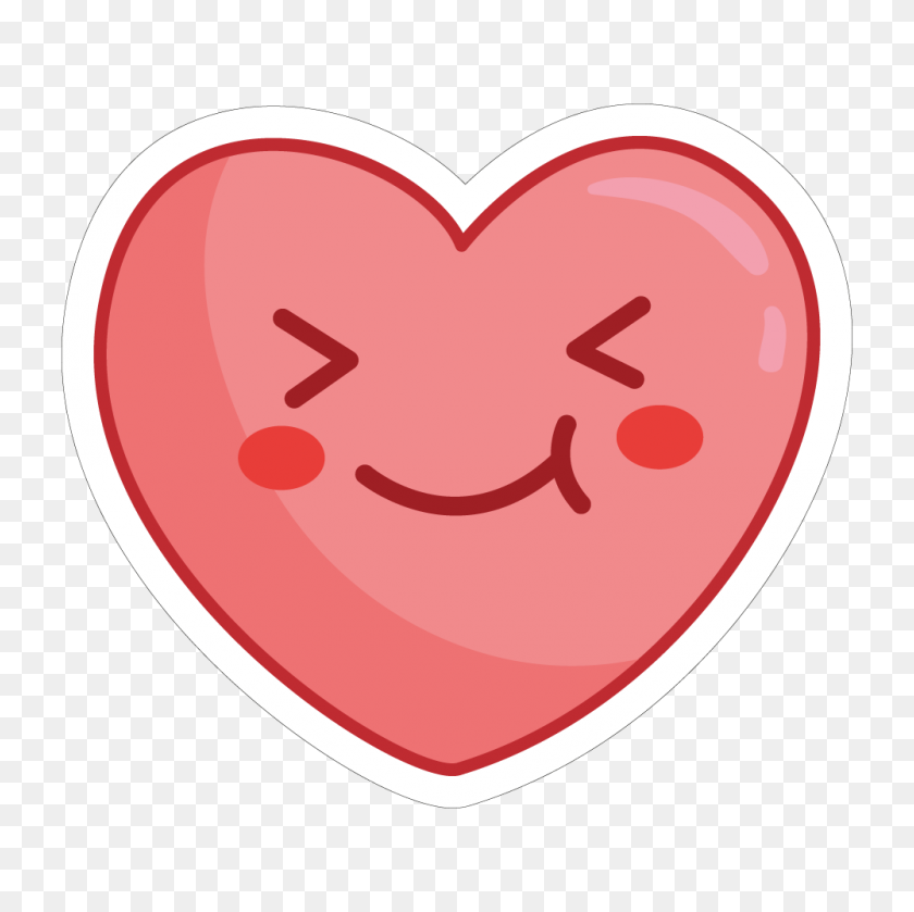 1000x1000 Heart - Cute Heart PNG