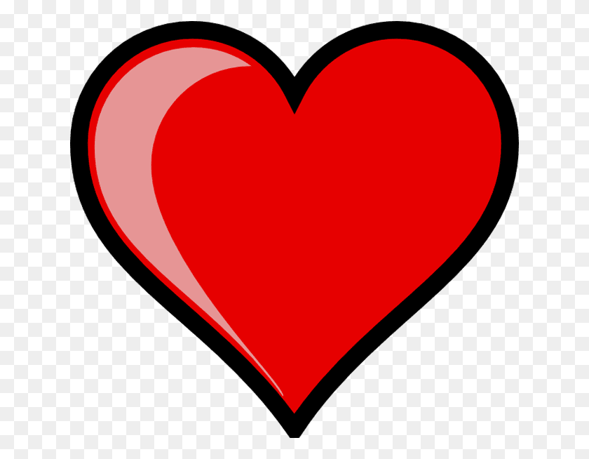 640x594 Heart - Facebook Heart PNG