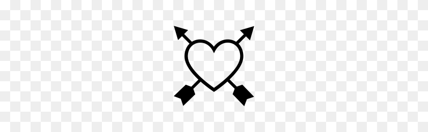 200x200 Corazón De Flecha De Iconos De Proyecto Sustantivo - Flecha De Corazón Png