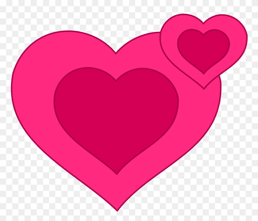 900x760 Клипарт Сердца С Воздушными Шарами, Векторная Графика Онлайн, Роялти-Фри - Крест С Сердечком