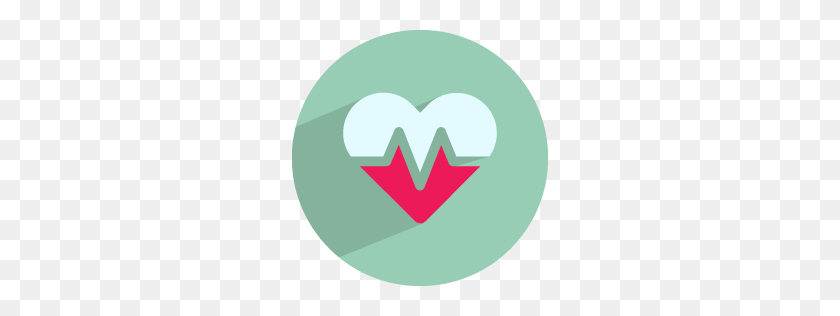 256x256 Значок Сердцебиение Медицинский Набор Иконок Здоровья Графические Загрузки - Здоровье Png