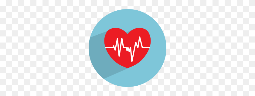 256x256 Heart Beat Icon Medical Health Iconset Graphicloads - Salud Png