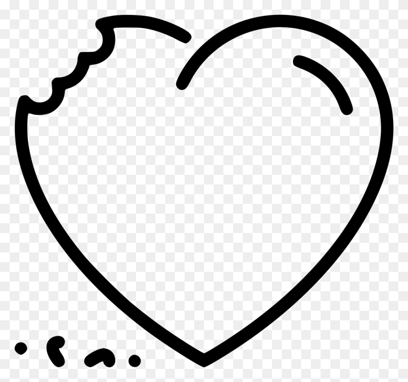 980x914 Heart Bite Png Icon Free Download - Bite PNG