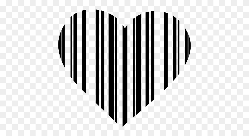 448x400 Сердце Черно-Белое Клипарт Сердце Черно-Белое Бесплатные Изображения - Сердце Png Черный