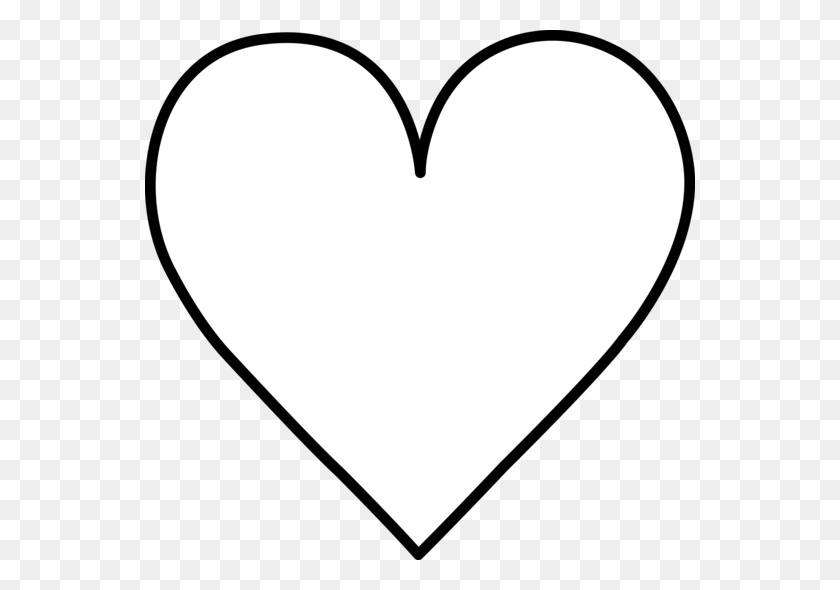 550x530 Сердце Черно-Белое Сердце Черно-Белое Сердце Клипарт Картинки - Обо Мне Клипарт