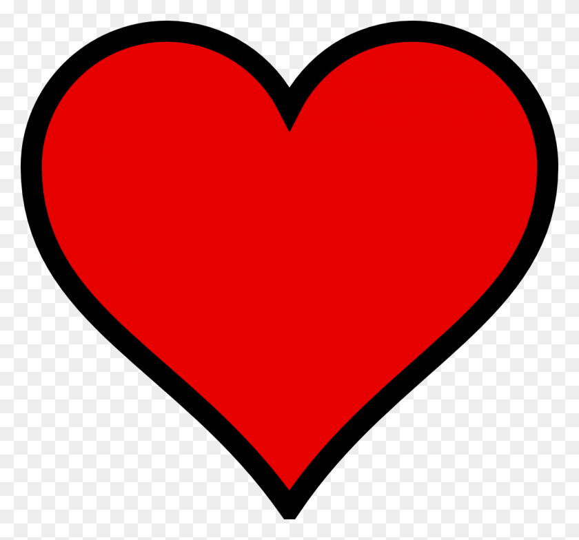1111x1032 Heart Black And White Heart Clipart Black And White Heart Clip Art - Simple Heart Clipart