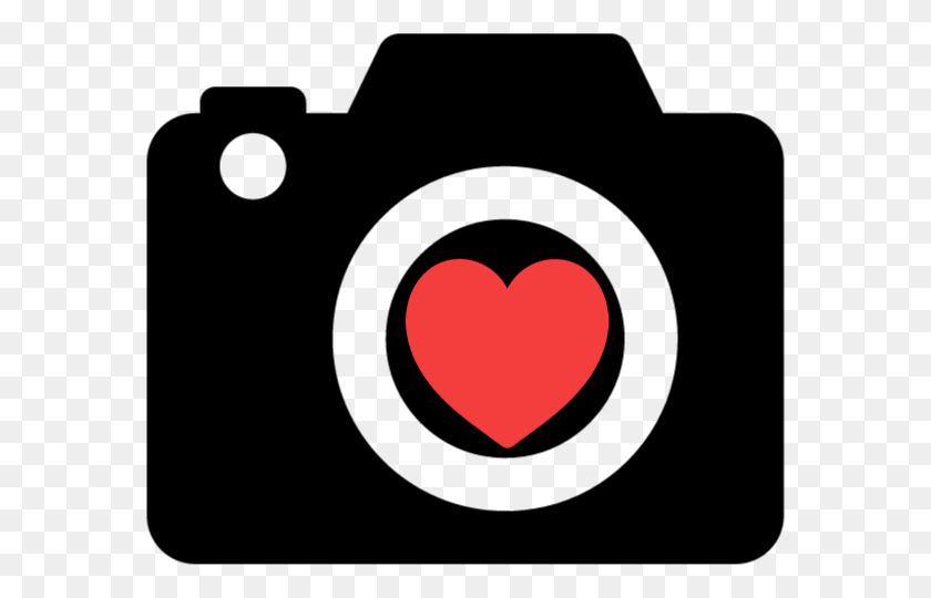 576x480 Сердце Картинки Камеры - Симпатичные Камеры Клипарт