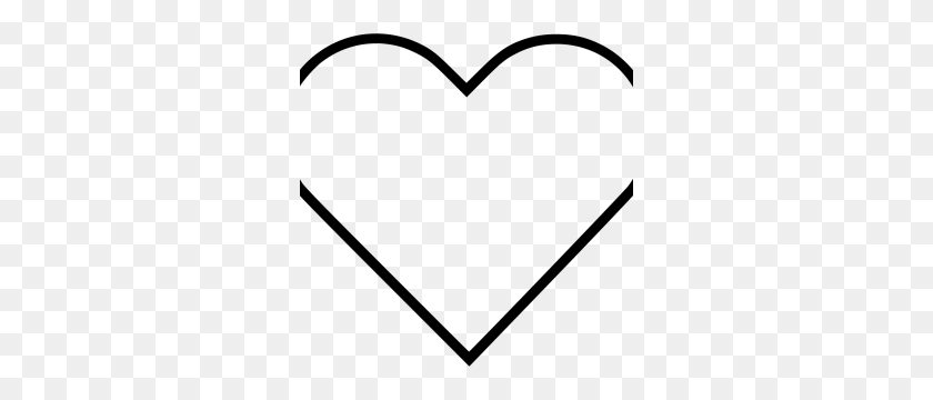 300x300 Heart Clip Art Free Png - Heart Drawing PNG