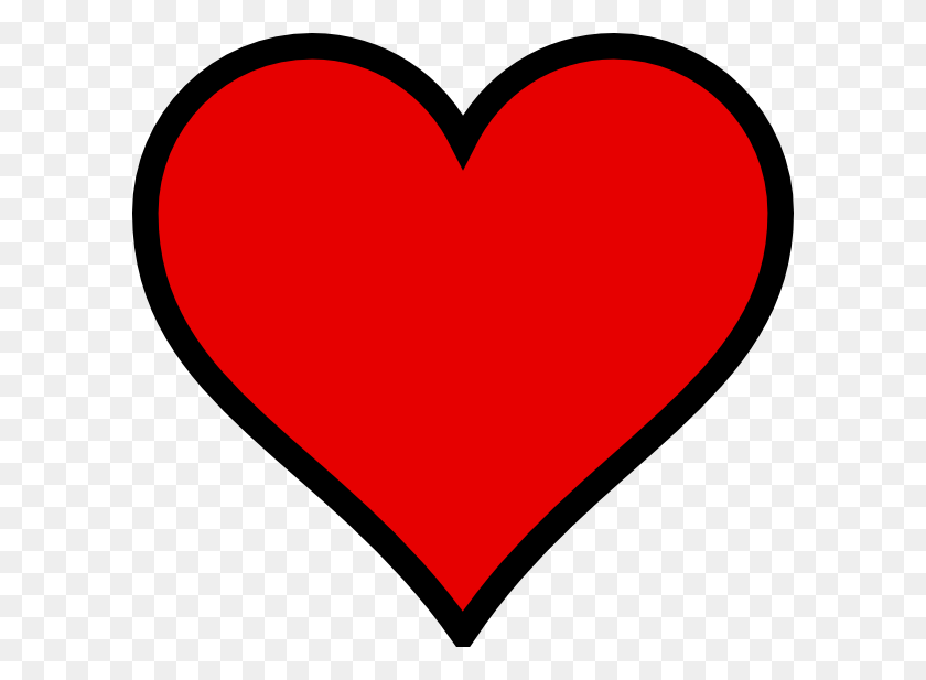 600x557 Сердце Картинки Бесплатный Вектор - Рисованной Сердце Клипарт