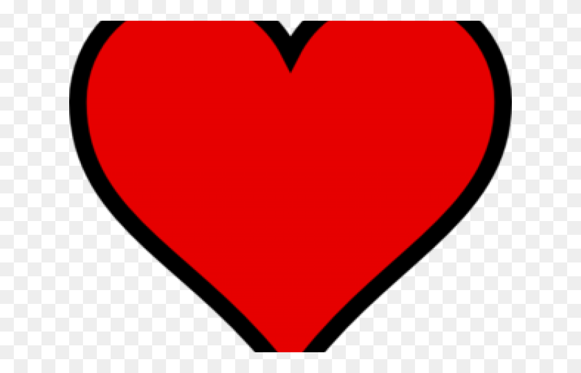640x480 Сердце Клипарт Клипарт Линии - Прозрачное Сердце Клипарт
