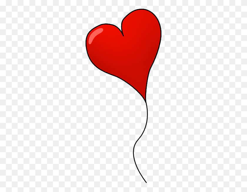 258x596 Вопросительный Знак Сердца - Красное Сердце Клипарт