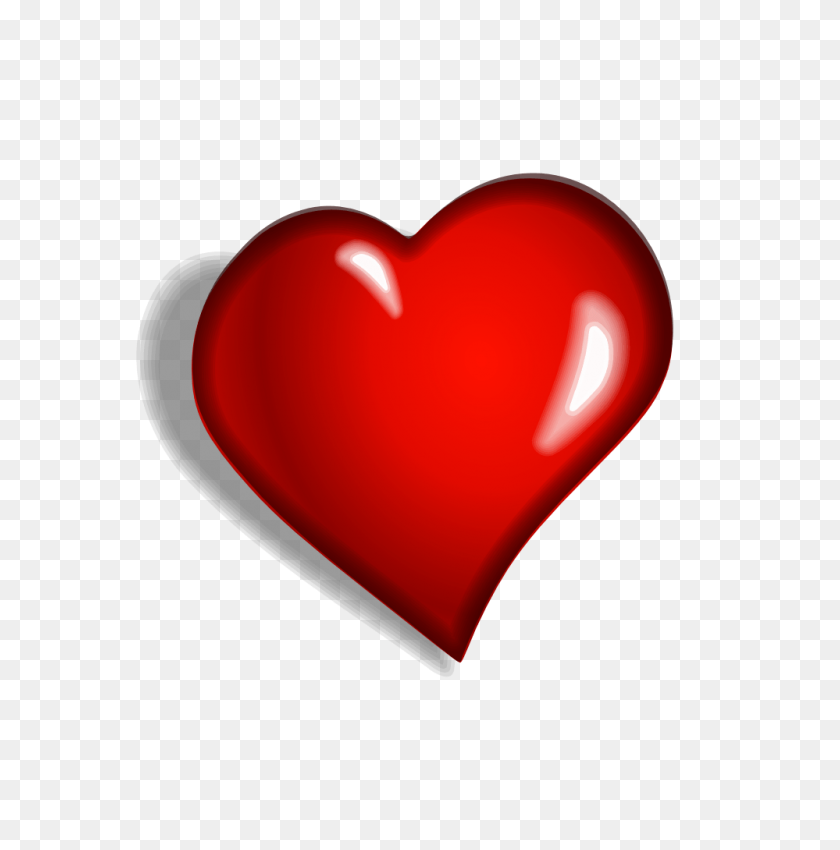 999x1013 Heart Clipart Side Transparent Png - Transparent Heart PNG