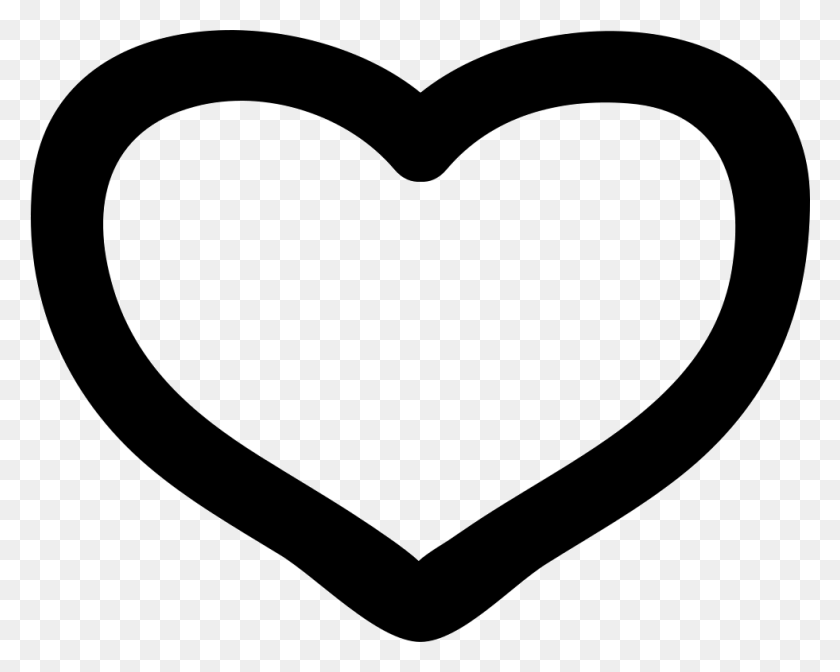 981x770 Сердце Doodle Png Icon Скачать Бесплатно - Doodle Heart Png