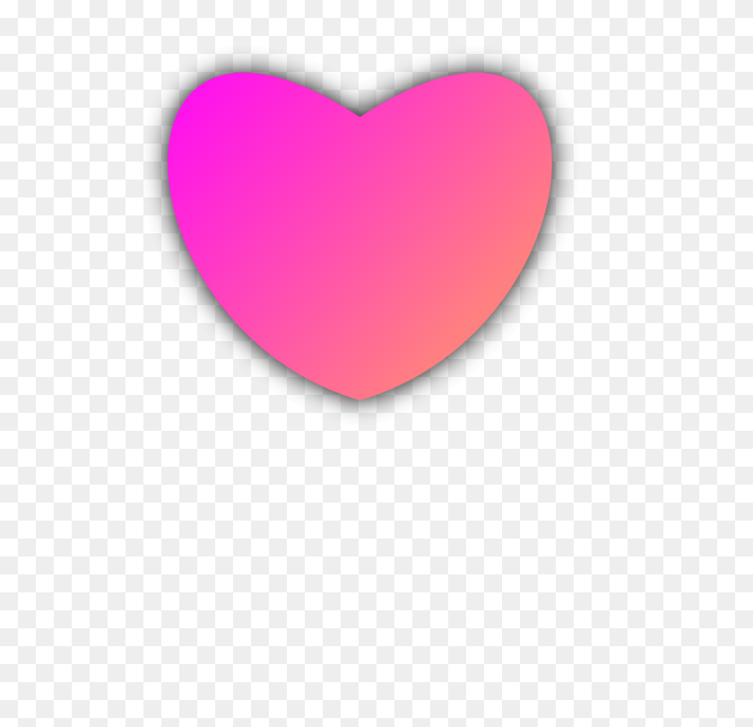 530x750 Heart Drawing - Transparent Blur PNG