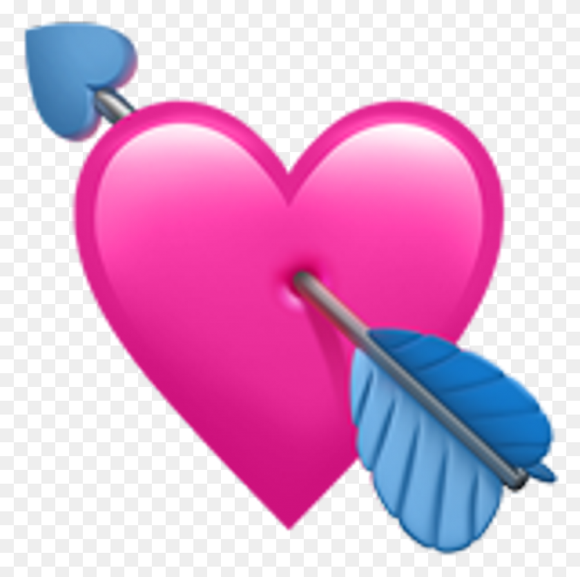 951x946 Сердце Emoji Iphone Emojiip Розовый Стикер Png В Tumblr - Розовое Сердце Emoji Png