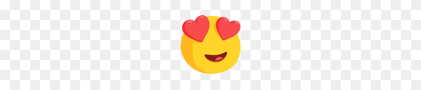 120x120 Heart Eyes Emoji - Love Emoji PNG