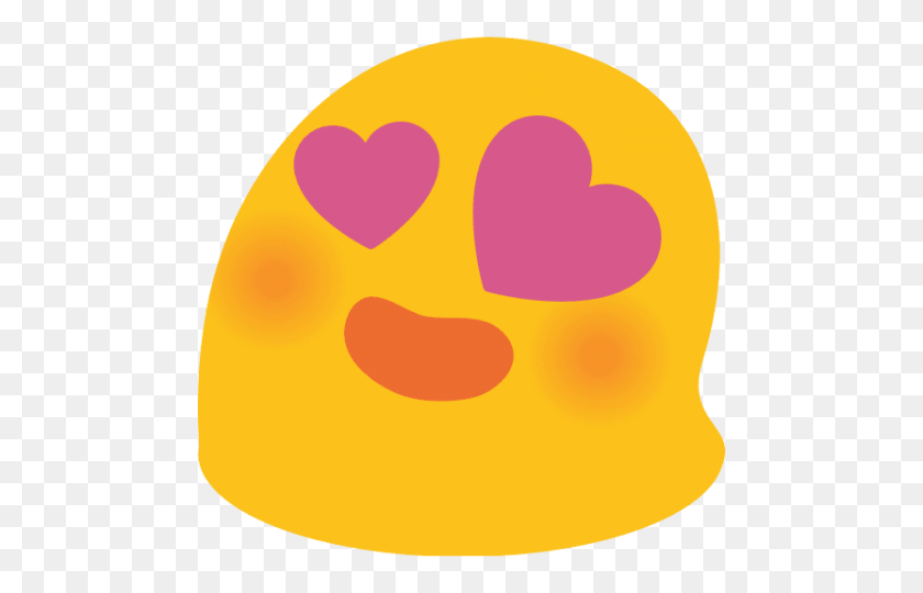 480x480 Corazón Ojos Emoji Android Png - Ojos Emoji Png
