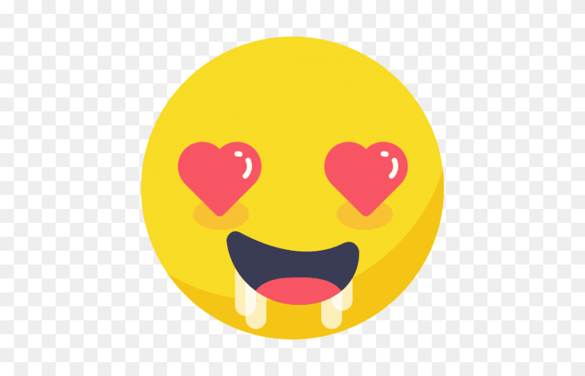 480x480 Heart Eyes Emoji Horny In Love Png - Heart Eyes Emoji Png