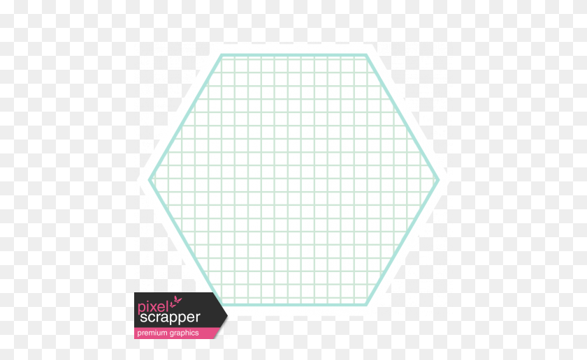 456x456 Heart Eyes Print Tag Grid Teal Graphic - Grid Paper PNG