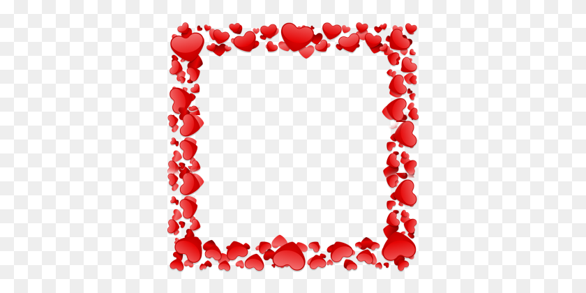 360x360 Heart Frame Png Images Vectors And Free Download - Red Frame PNG