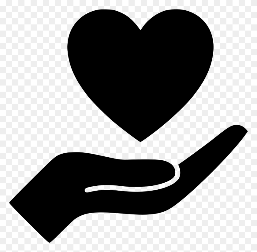 980x962 Heart Hand Png Icon Free Download - Hand Icon PNG