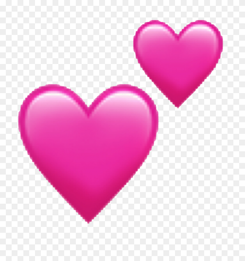 1908x2048 Heart Hearts Emoji Emojis Emojisticker Emojiheart Pink - Heart Emoji Clipart