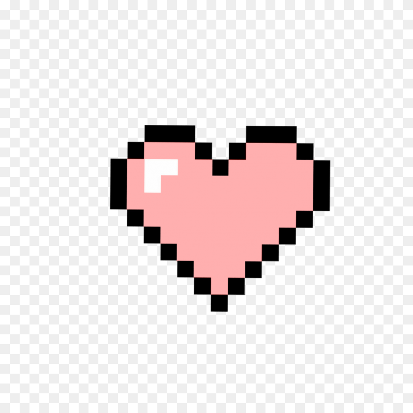 2289x2289 Heart Hearts Pixel Pixelart Tumblr - Heart Tumblr PNG