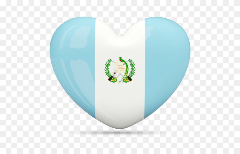 640x480 Icono De Corazón Ilustración De La Bandera De Guatemala - Bandera De Guatemala Png