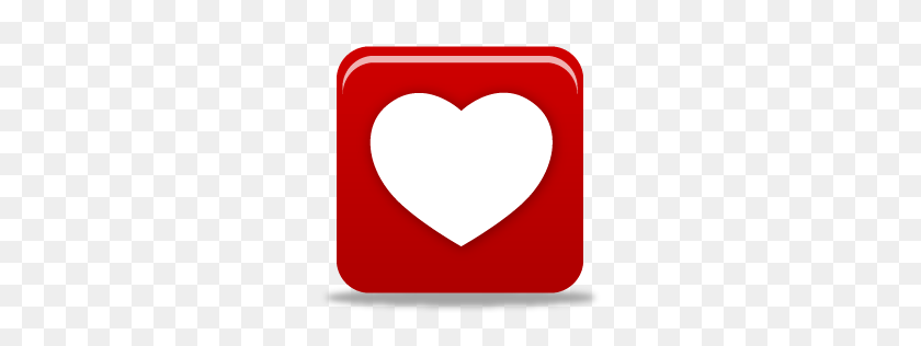 256x256 Иконка Сердце Довольно Набор Иконок Социальных Сетей Пользовательский Дизайн Иконок - Логотипы Социальных Сетей Png