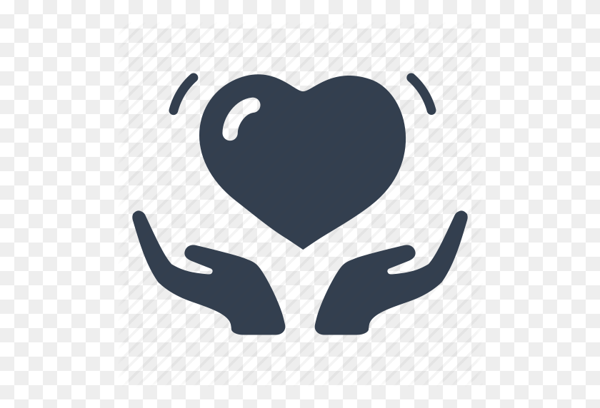 512x512 Heart Icons Hand - Heart Hands Clipart