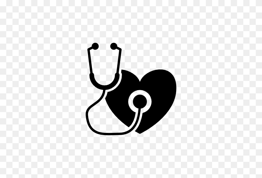 512x512 Heart Icons Stethoscope - Stethoscope Clipart Free