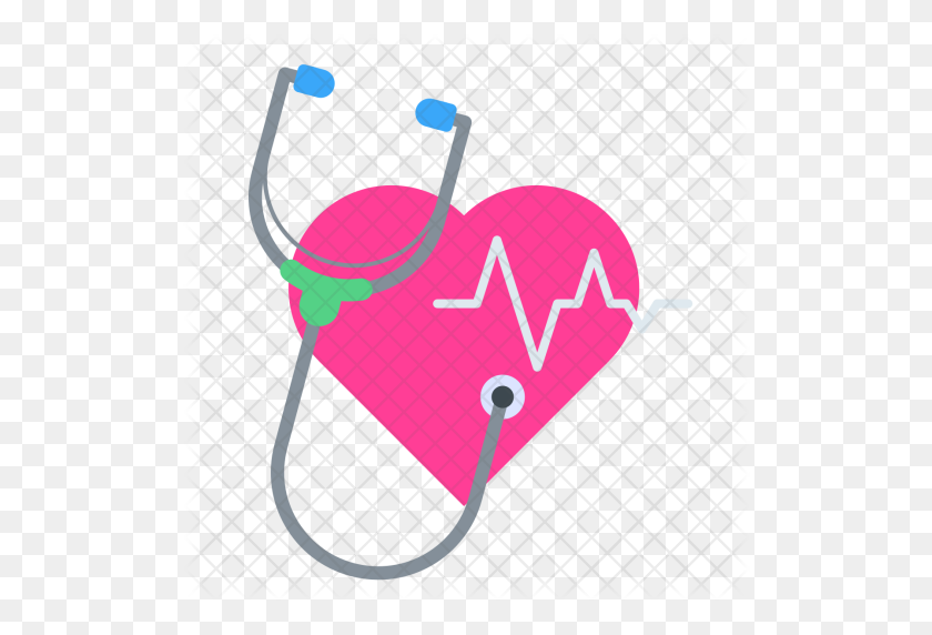 512x512 Heart Icons Stethoscope - Stethoscope Clipart Heart