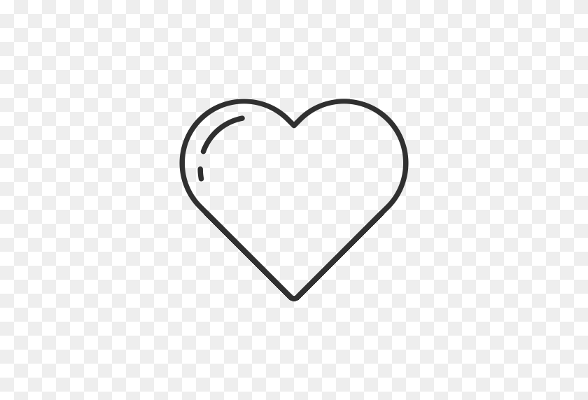 512x512 Heart, Instagram, Like, Notification Icon - White Instagram Icon PNG